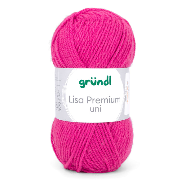 Lisa Premium UNI Wolle 100% Polyacryl 50g / 133m