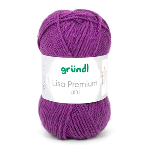 Lisa Premium UNI Wolle 100% Polyacryl 50g / 133m