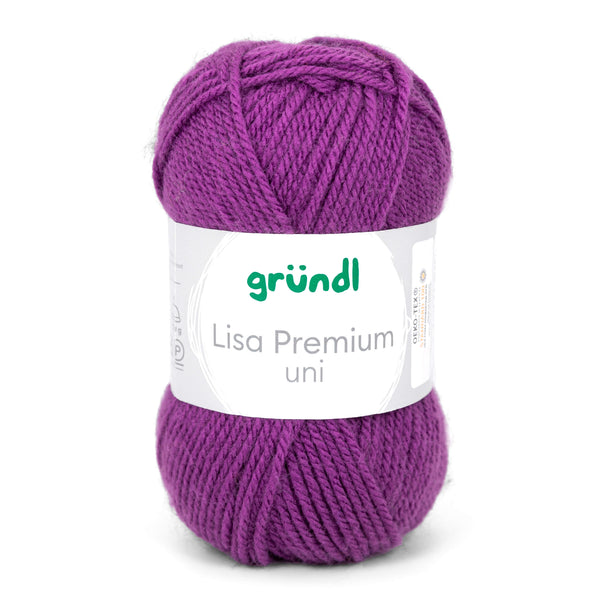 Lisa Premium UNI Wolle 100% Polyacryl 50g / 133m