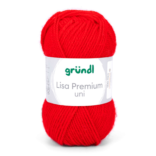 Lisa Premium UNI Wolle 100% Polyacryl 50g / 133m