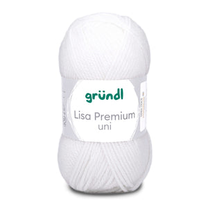 Lisa Premium UNI Wolle 100% Polyacryl 50g / 133m