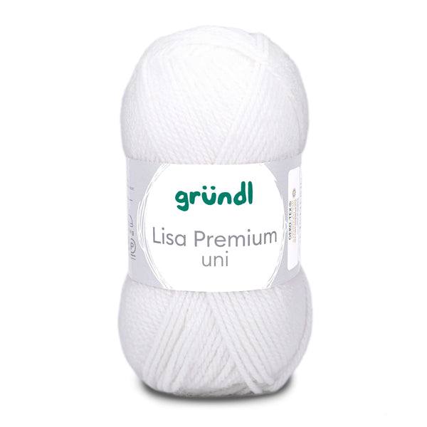 Lisa Premium UNI Wolle 100% Polyacryl 50g / 133m