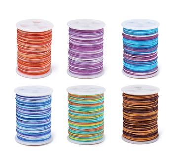 Polyesterkordel Farbmix 0,4mm 15m/Rolle