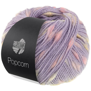 Lana Grossa Popcorn Effektnetzgarn bunten Farbspots 100% Baumwolle 50g 125m