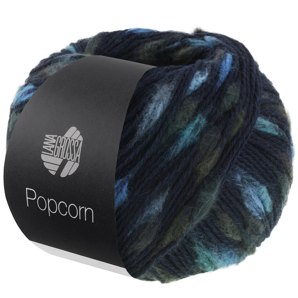 Lana Grossa Popcorn Effektnetzgarn bunten Farbspots 100% Baumwolle 50g 125m