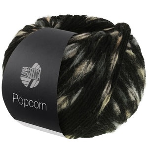 Lana Grossa Popcorn Effektnetzgarn bunten Farbspots 100% Baumwolle 50g 125m
