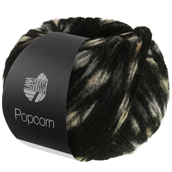 Lana Grossa Popcorn Effektnetzgarn bunten Farbspots 100% Baumwolle 50g 125m