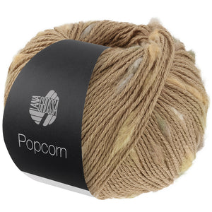 Lana Grossa Popcorn Effektnetzgarn bunten Farbspots 100% Baumwolle 50g 125m