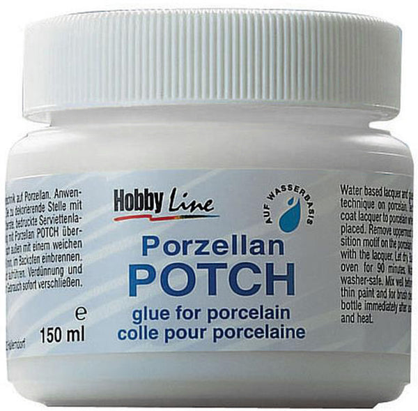 Hobby Line Porzellan Potch Serviettenkleber 150ml