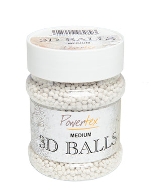 Powertex 3D-Bälle, mittelgroß, 230 ml
