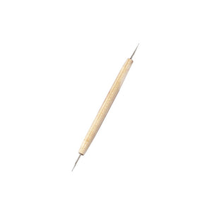 Embossingwerkzeug Prägestift Holzgriff Kugelkopf 1,4/0,9 mm