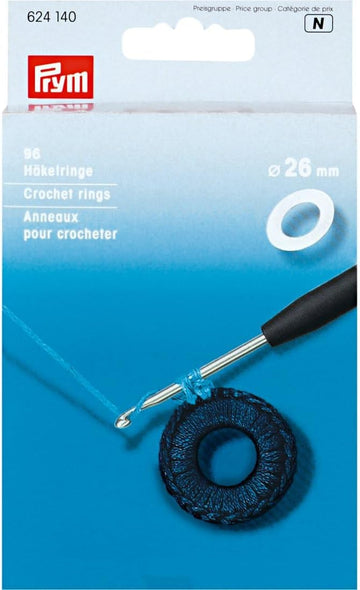 Häkelborte 26 mm, 96 Stück
