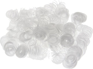 Puppenhaar Engelslocken weiß dm 9mm 15g