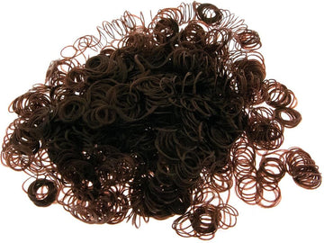 Puppenhaar Engelslocken dunkelbraun dm 9mm 15g