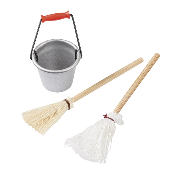Miniatur Putz-Set 7cm 3 Stück