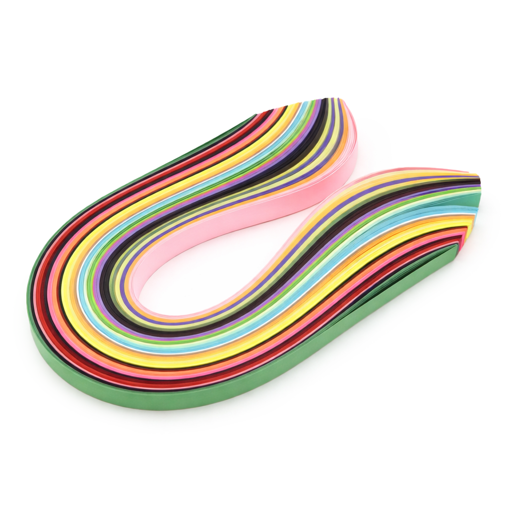 Quillingstreifen Papier 36 Farben Mix 52x0,5cm 360 Streifen