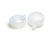 Quietscher weiß transparent 3,5cm 4 Stück