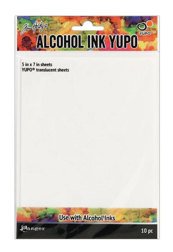 Ranger Yupo Papier transparent 12,7x17,8cm 10 Bögen/Pkg