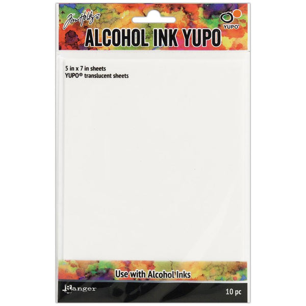 Ranger Yupo Papier weiß 12,7x17,8cm 10 Bögen/Pkg.