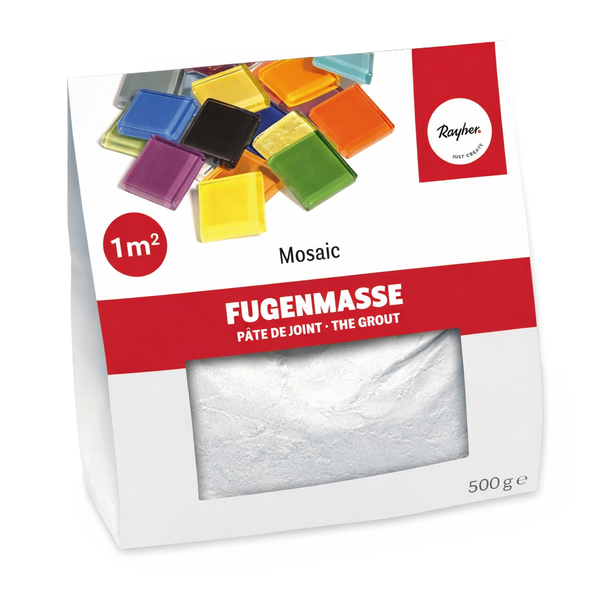 Rayher Fugenmasse für Mosaiktechnik weiß 500g