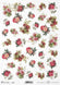 Decoupage-Papier Rosen A4 - 210x297 mm 1 Stück