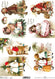 Reispapier Christmas Cheer A4 210x297mm 25-30g/m² 1 Bogen