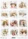 Reispapier weihnachtliche Mäuse A4 210x297mm 25-30g/m² 1 Bogen