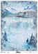 Reispapier Winterlandschaft A4 210x297mm 25-30g/m² 1 Bogen