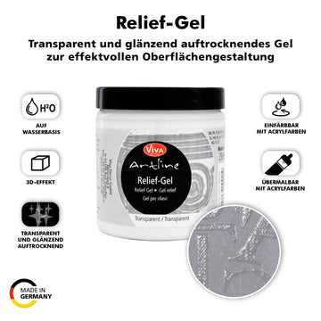 Relief Gel Viva Decor transparent 250ml