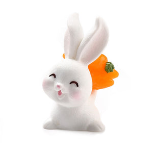 Dekofigur Häschen mit Karotte 41,5x24,5x31mm 1 Stück