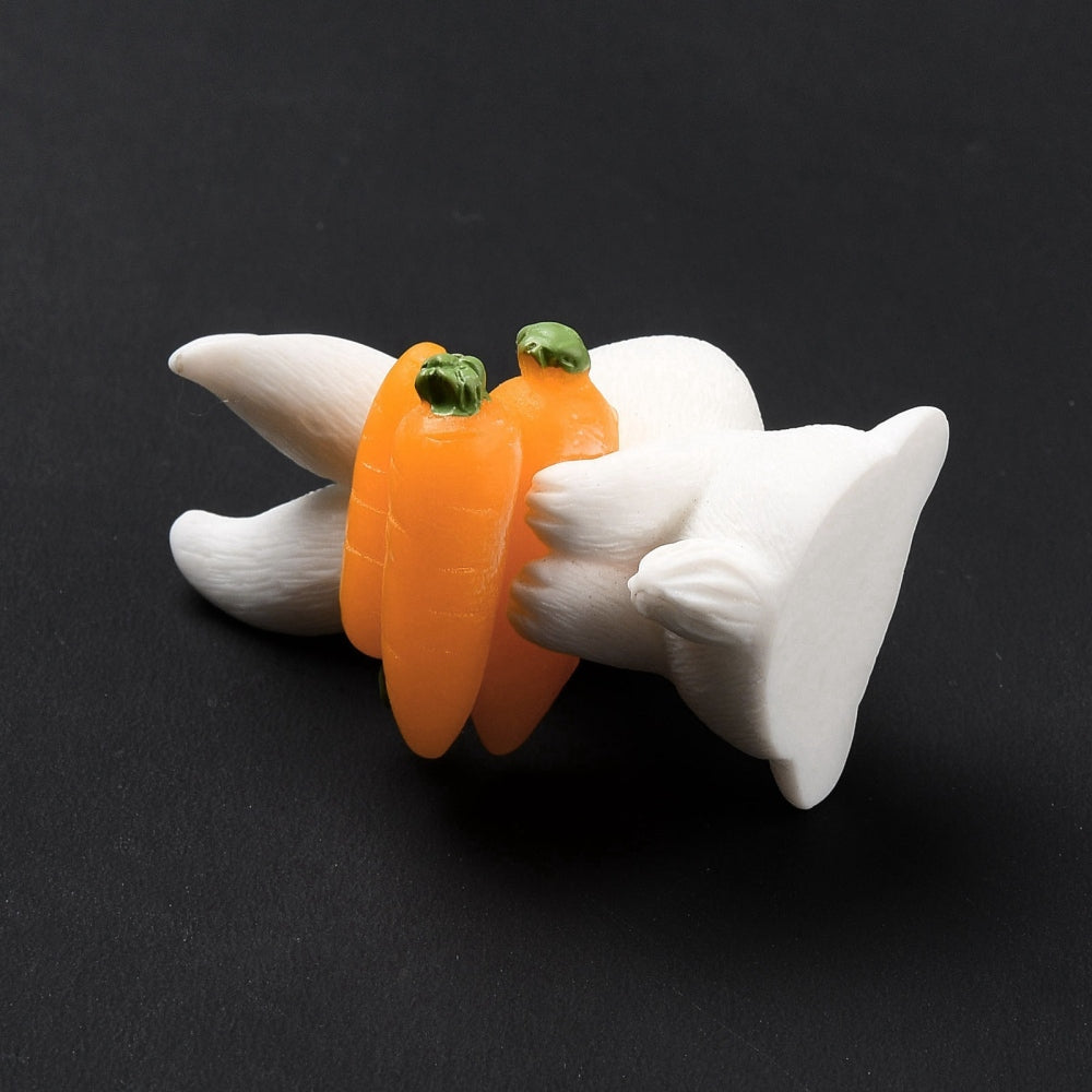 Dekofigur Häschen mit Karotte 41,5x24,5x31mm 1 Stück