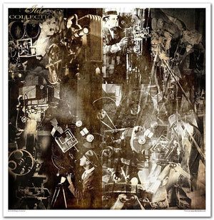 Scrapbooking-Papierset Magic of Cinema 10 Bögen 31x32cm 200g/m²