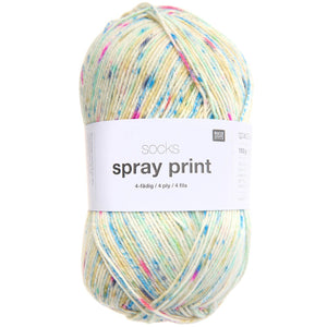Rico Design Socks Spray Print Sockenwolle 4-fädig 100g 380m