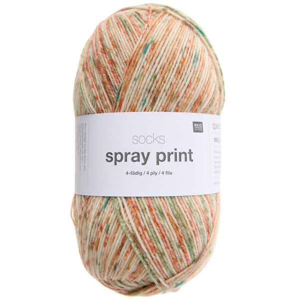 Rico Design Socks Spray Print Sockenwolle 4-fädig 100g 380m