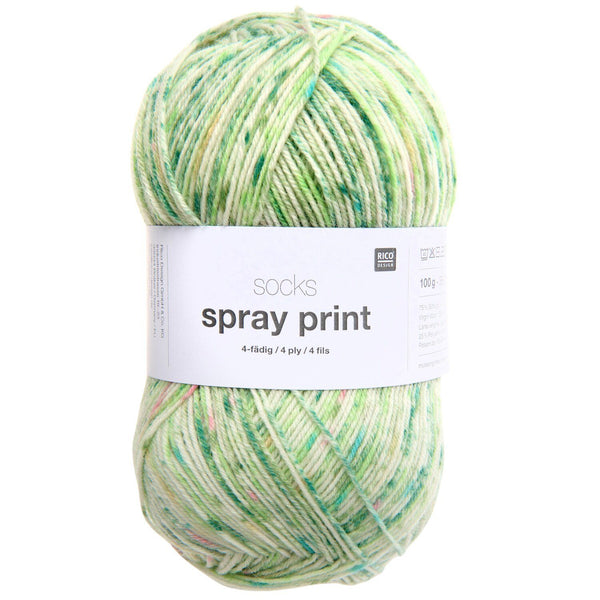 Rico Design Socks Spray Print Sockenwolle 4-fädig 100g 380m