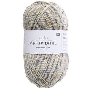 Rico Design Socks Spray Print Sockenwolle 4-fädig 100g 380m