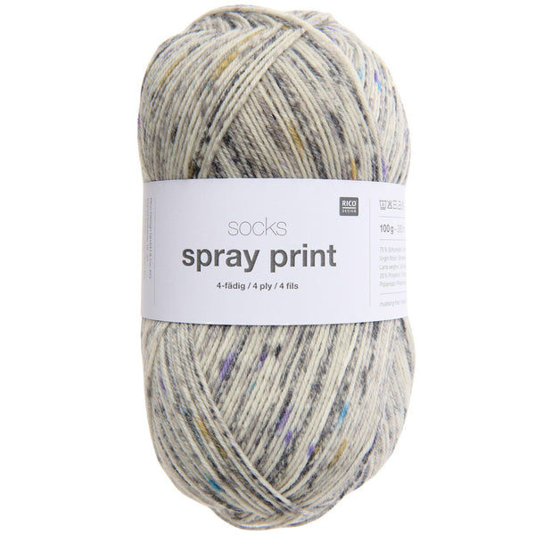 Rico Design Socks Spray Print Sockenwolle 4-fädig 100g 380m