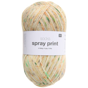 Rico Design Socks Spray Print Sockenwolle 4-fädig 100g 380m