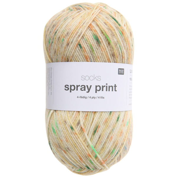 Rico Design Socks Spray Print Sockenwolle 4-fädig 100g 380m
