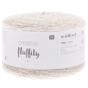 Rico Creative Fluffily DK Wolle Glitzergarn 150g / 420m