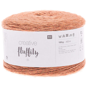 Rico Creative Fluffily DK Wolle Glitzergarn 150g / 420m