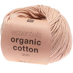 Rico Essential Organic Cotton Aran Baumwollgarn 100% BIO 50g/90m