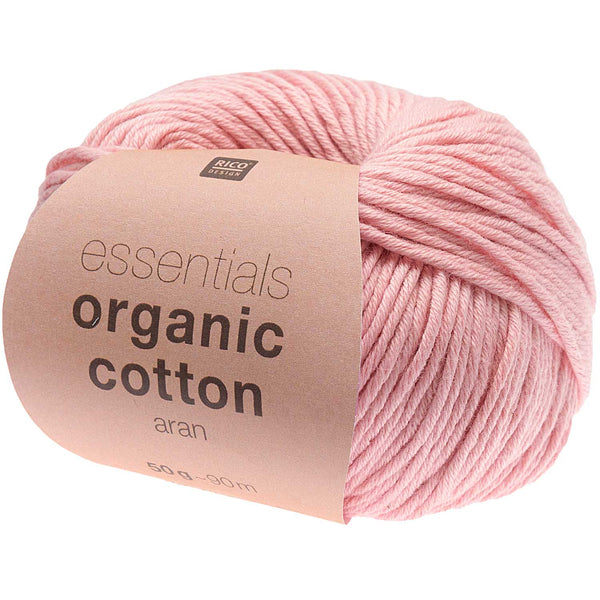 Rico Essential Organic Cotton Aran Baumwollgarn 100% BIO 50g/90m
