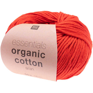 Rico Essential Organic Cotton Aran Baumwollgarn 100% BIO 50g/90m