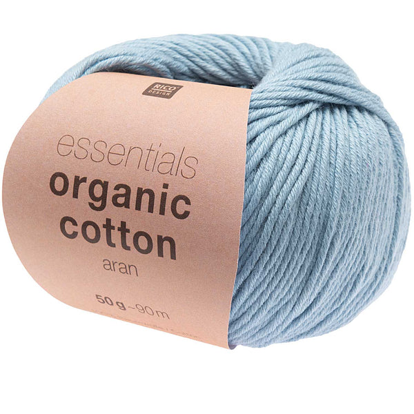 Rico Essential Organic Cotton Aran Baumwollgarn 100% BIO 50g/90m