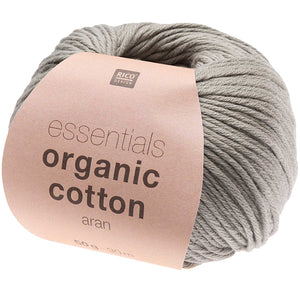 Rico Essential Organic Cotton Aran Baumwollgarn 100% BIO 50g/90m