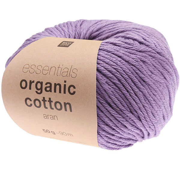 Rico Essential Organic Cotton Aran Baumwollgarn 100% BIO 50g/90m