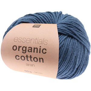 Rico Essential Organic Cotton Aran Baumwollgarn 100% BIO 50g/90m