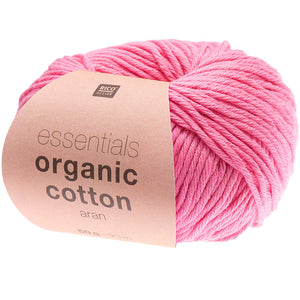 Rico Essential Organic Cotton Aran Baumwollgarn 100% BIO 50g/90m