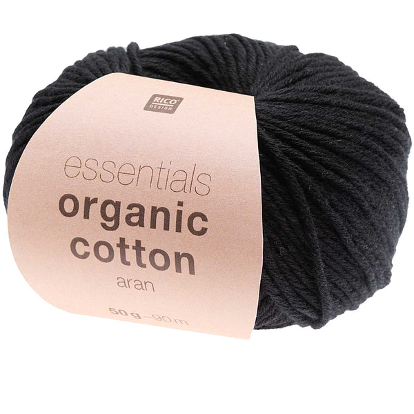 Rico Essential Organic Cotton Aran Baumwollgarn 100% BIO 50g/90m